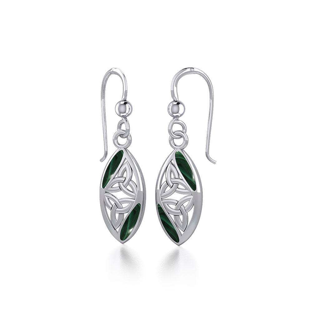 Celtic Trinity Knot Sterling Silver Earrings TE2006