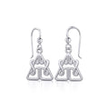 Celtic Knotwork Sterling Silver Earrings TE2061