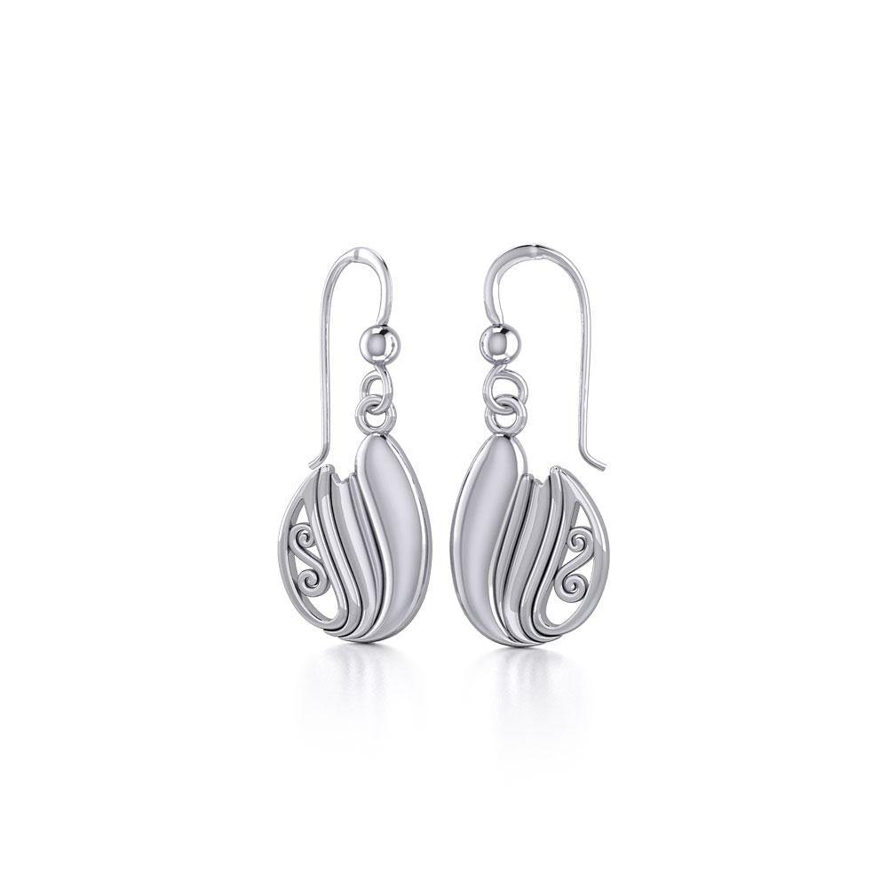 Celtic Knotwork Sterling Silver Earrings TE2083