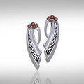 Celtic Knotwork Sterling Silver Post Earrings TE2135