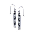 Celtic Knotwork Sterling Silver Dangle Earrings TE2290