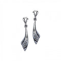 The unvarying endless reflection ~ Celtic Knotwork Sterling Silver Post Earrings TE2548
