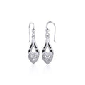 Celtic Knotwork Triquetra Sterling Silver Earrings TE2566