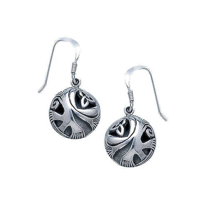 Celtic Trinity Sterling Silver Earrings TE2571