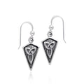 Celtic Trinity Sterling Silver Earrings TE2895