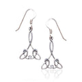 Celtic Knotwork Sterling Silver Earrings TE456