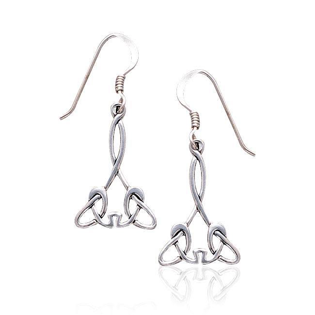 Celtic Knotwork Sterling Silver Earrings TE456