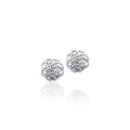 Celtic Knotwork Sterling Silver Post Earrings TE458