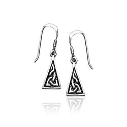 Celtic Knotwork Sterling Silver Earrings TE461 | Earrings | Wiccan Center