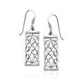 Celtic Knotwork Sterling Silver Earrings TE464
