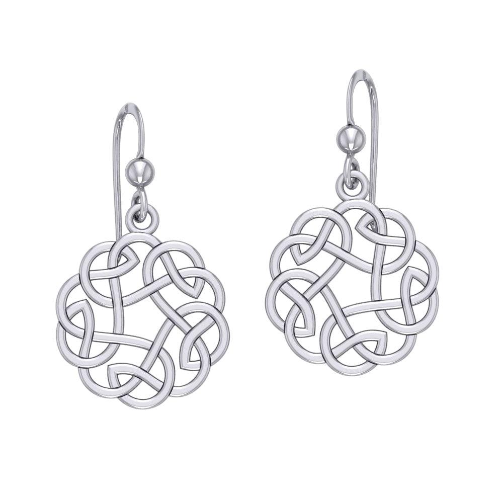 Celtic Knotwork Sterling Silver Earrings TE661