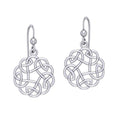 Celtic Knotwork Sterling Silver Earrings TE661