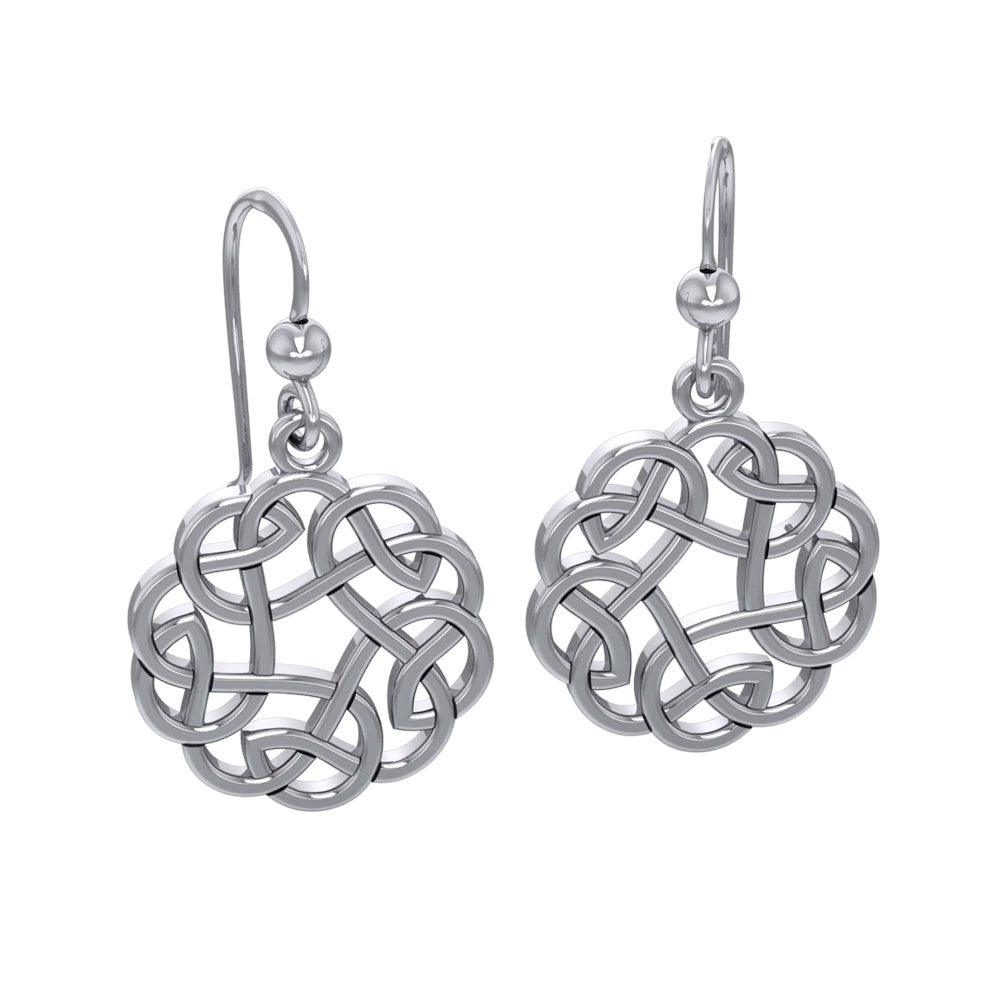 Celtic Knotwork Sterling Silver Earrings TE661