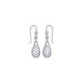 Celtic Knotwork Sterling Silver Earrings TE682