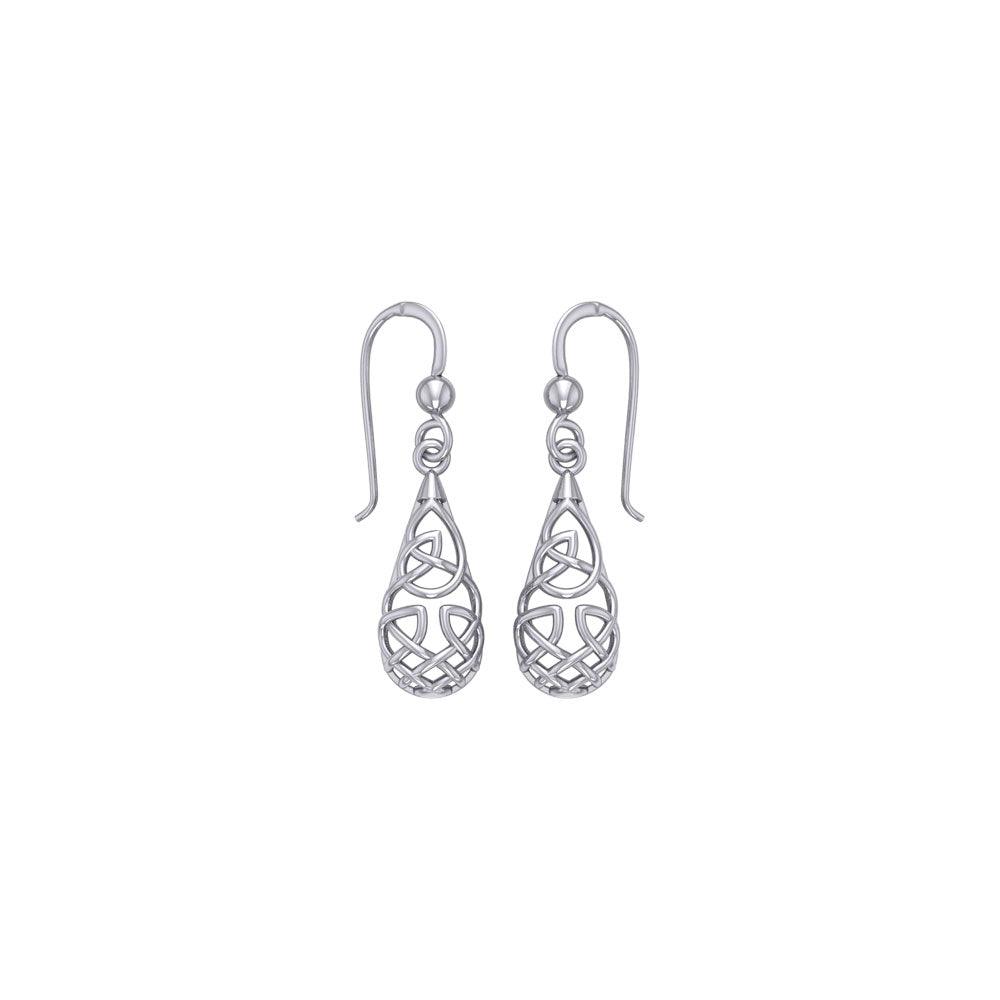 Celtic Knotwork Sterling Silver Earrings TE682