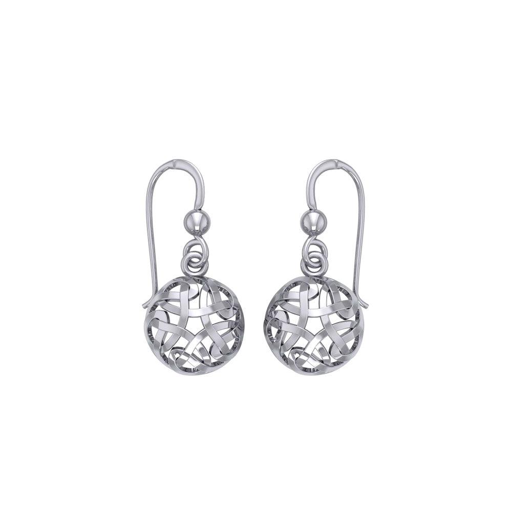 Celtic Knotwork Sterling Silver Earrings TE685