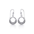 Celtic Knotwork Sterling Silver Earrings TE815