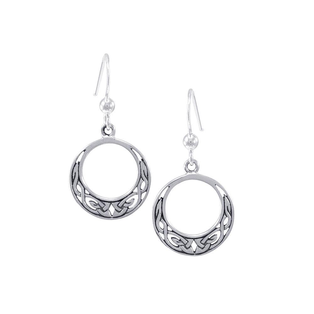 Celtic Knotwork Sterling Silver Earrings TE852