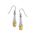 Celtic Knotwork Triquetra Sterling Silver Earrings TE864