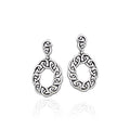 Celtic Knotwork Sterling Silver Post Earrings TE949
