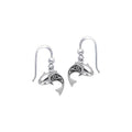 Celtic Shark Sterling Silver Earrings TER029