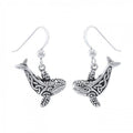 Celtic Knots Whale Sterling Silver Earrings TER034