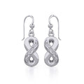 Celtic Infinity Sterling Silver Earrings TER1108