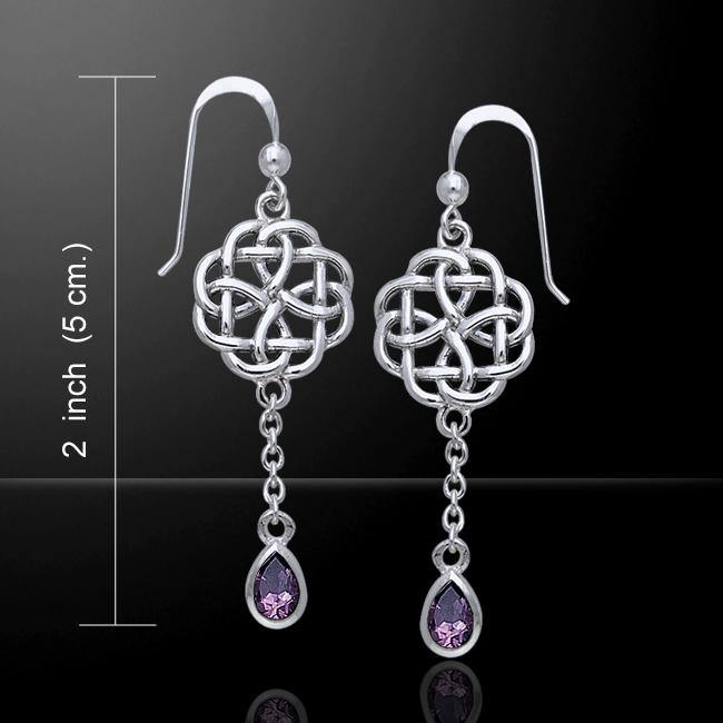 Celtic Knotwork Sterling Silver Earrings TER122
