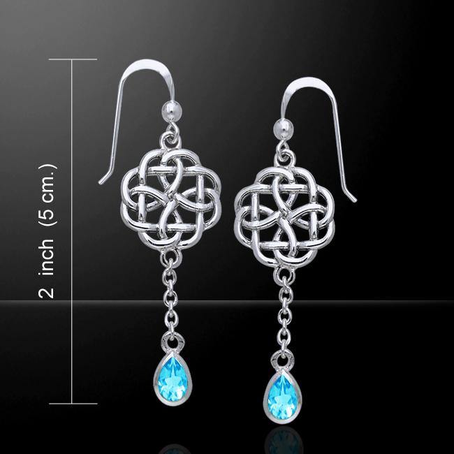 Celtic Knotwork Sterling Silver Earrings TER122