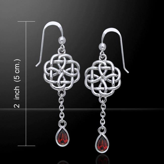 Celtic Knotwork Sterling Silver Earrings TER122