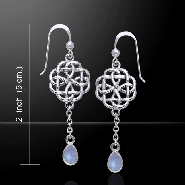 Celtic Knotwork Sterling Silver Earrings TER122