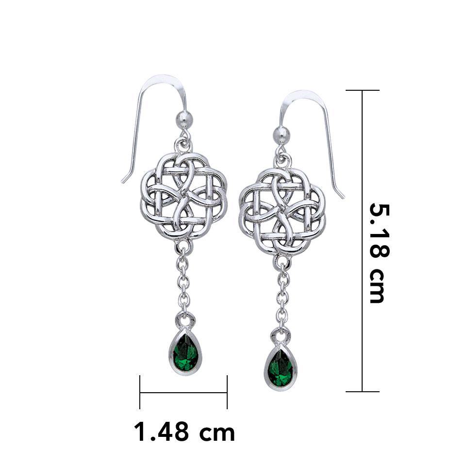 Celtic Knotwork Sterling Silver Earrings TER122