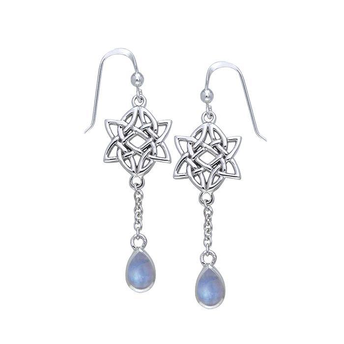 Celtic Knotwork Silver Earrings TER123