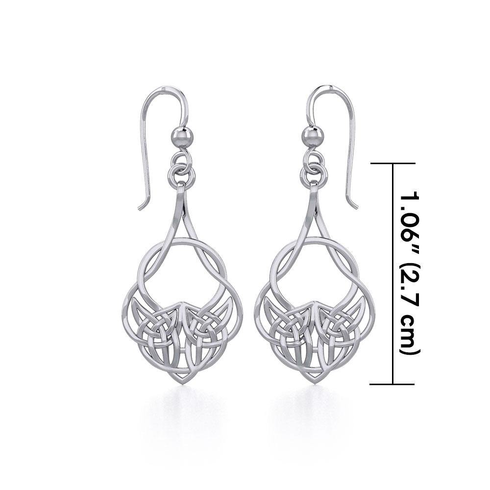 Celtic Knotwork Sterling Silver Earrings TER1259