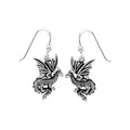Fantasy Dragon Sterling Silver Earrings TER1475