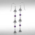 Celtic Trinity Knot Silver Triquetra Earrings TER150