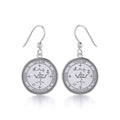 Archangel Michael Sigil Sterling Silver Earrings TER1544
