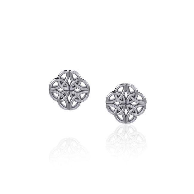 Celtic Knot Silver Post Earrings TER1815