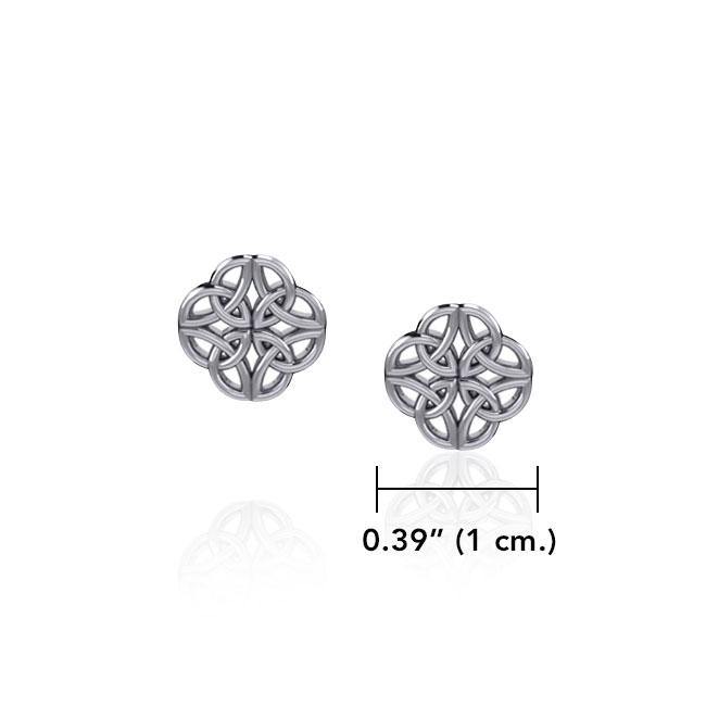 Celtic Knot Silver Post Earrings TER1815