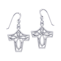 Celtic Knotwork Silver Earrings TER1853 | Earrings | Wiccan Center