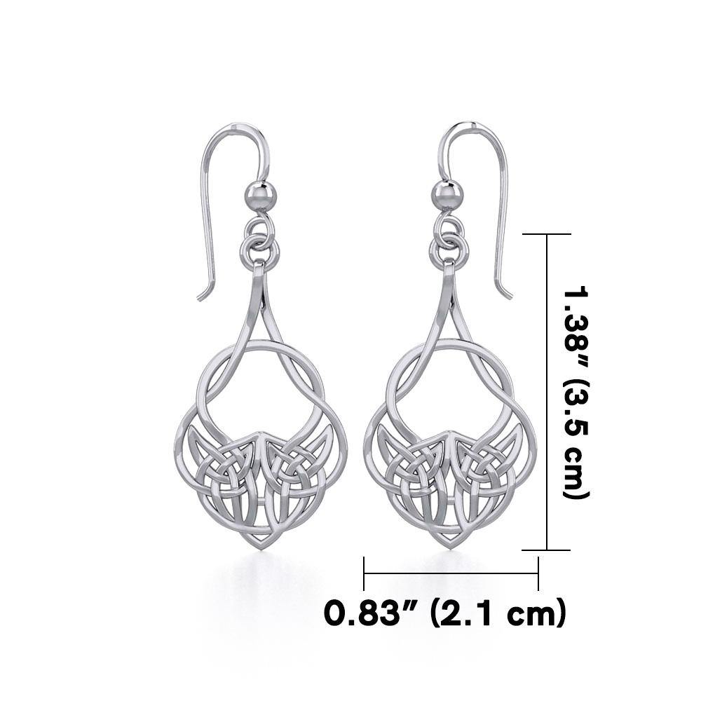 Celtic Knot Sterling Silver Earrings TER1901