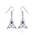 Celtic Motherhood triquetra or Trinity KnotSilver Earrings TER1950