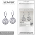 Celtic Tree of Life Sterling Silver Hoop Earrings TER2095