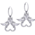Dragon’s power of two ~ Sterling Silver Jewelry Hoop Earrings TER2097
