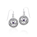 Celtic Knot Shamrock Sterling Silver Earrings TER220