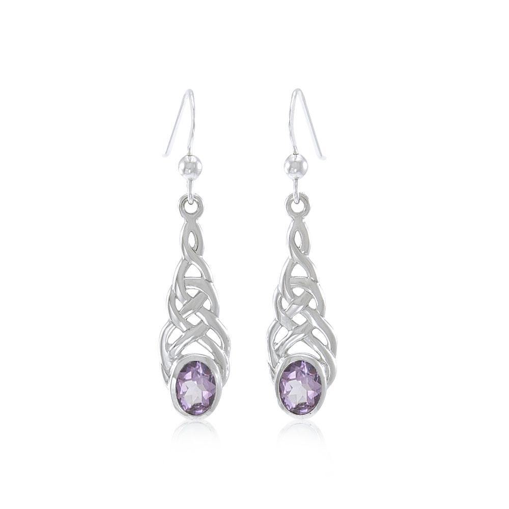 Celtic Knotwork Sterling Silver Earrings TER222