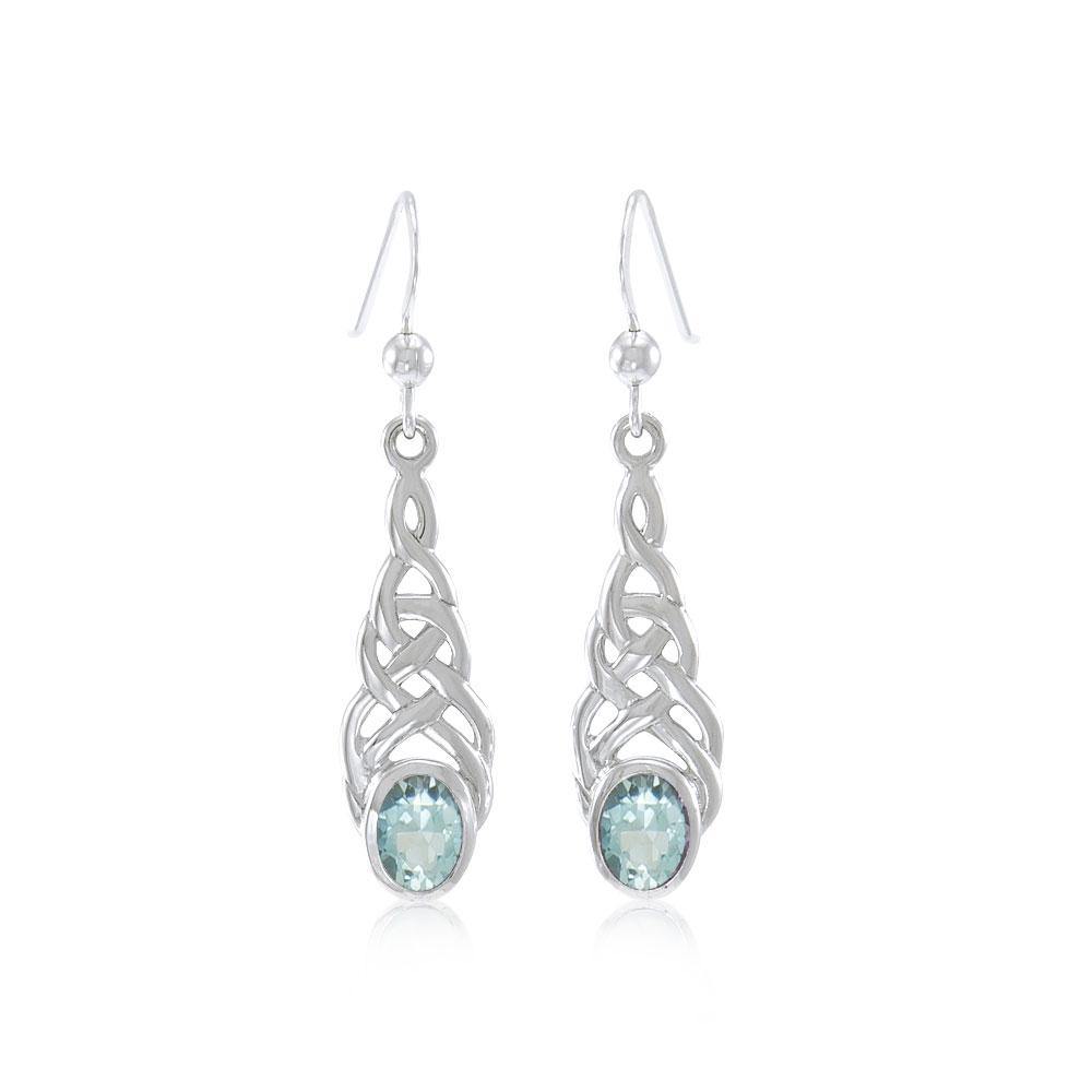 Celtic Knotwork Sterling Silver Earrings TER222
