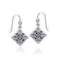 Celtic Knotwork Sterling Silver Earrings TER373