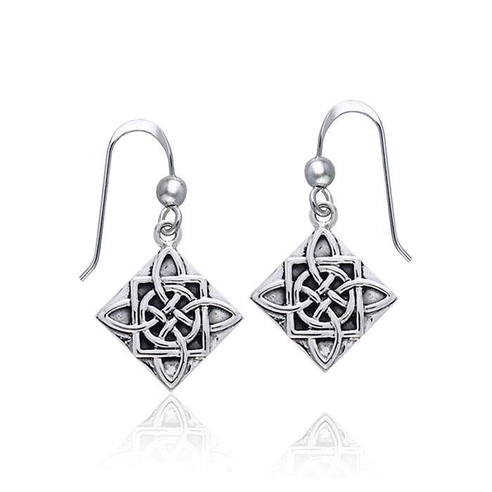 Celtic Knotwork Sterling Silver Earrings TER373