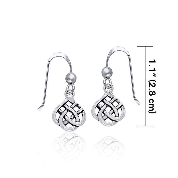Celtic Knotwork Sterling Silver Earrings TER375